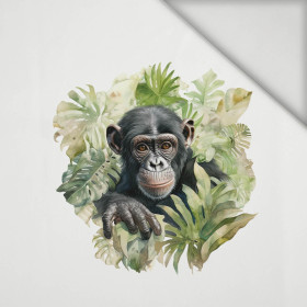 WATERCOLOR MONKEY - panel (60cm x 50cm) lycra 300g