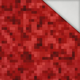 PIXELS pat. 2 / red - lycra 300g