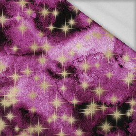GOLDEN STARS Pat. 3 / WATERCOLOR MARBLE - Thermo lycra
