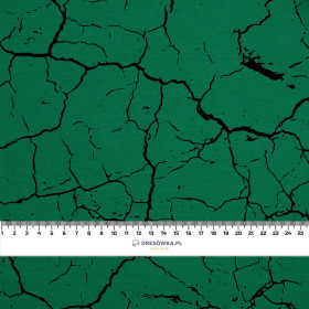 SCORCHED EARTH (black) / B-27 - green - looped knitwear 
