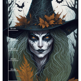 WITCH - panel (75cm x 80cm) Waterproof woven fabric