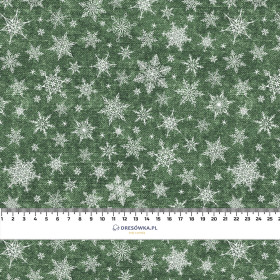 SNOWFLAKES PAT. 2 / ACID WASH BOTTLE GREEN - softshell