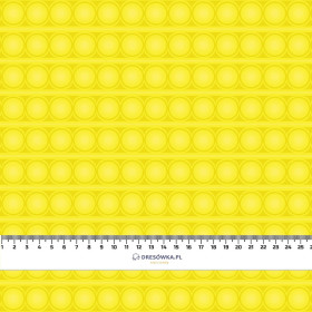 BUBBLED / yellow - Waterproof woven fabric