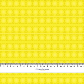 BUBBLED / yellow - single jersey with elastane 