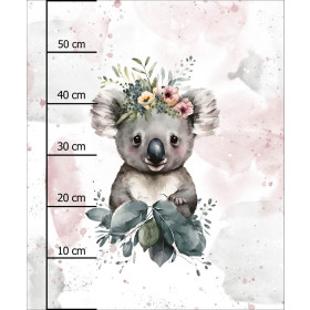 BABY KOALA - panel (60cm x 50cm) Hydrophobic brushed knit