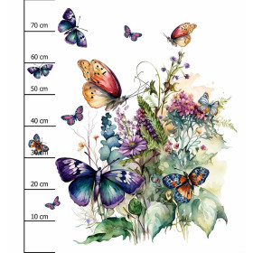 BEAUTIFUL BUTTERFLY PAT. 3 - panel (75cm x 80cm) Thermo lycra