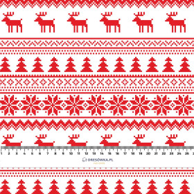 REINDEERS PAT. 2 / red - looped knit 