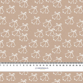 CHRISTMAS BELLS (WHITE CHRISTMAS) - Waterproof woven fabric