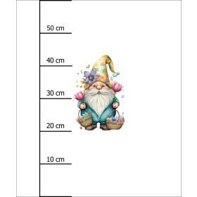 EASTER GNOME PAT. 1 - panel (60cm x 50cm) Cotton woven fabric