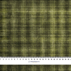 AUTUMN CHECK  / green (AUTUMN COLORS) - Waterproof woven fabric