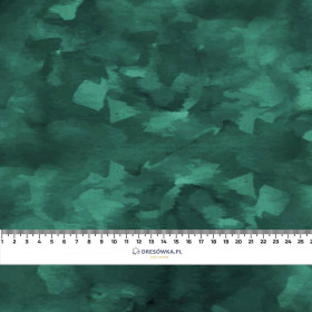 CAMOUFLAGE pat. 2 / bottled green - Cotton woven fabric
