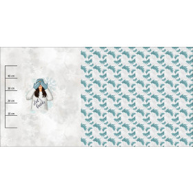 LET'S CUDDLE (WINTER IN THE CITY) - PANORAMIC PANEL (80cm x 155cm)