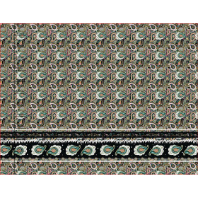 Paisley pattern no. 4  dress panel 