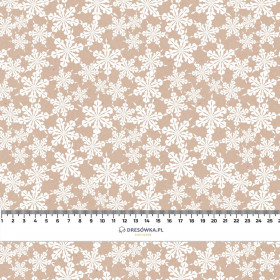 PAPER SNOWFLAKES (WHITE CHRISTMAS) - Waterproof woven fabric