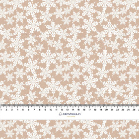PAPER SNOWFLAKES (WHITE CHRISTMAS) - light brushed knitwear