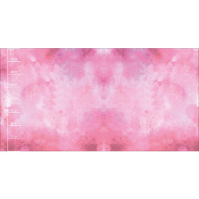 PINK SPECKS - panel (80cm x 155cm) looped knit 