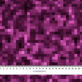 PIXELS pat. 2 / purple  - lycra 300g