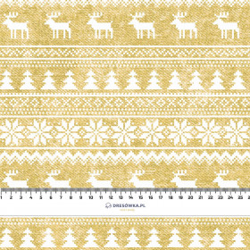 REINDEERS PAT. 2 / ACID WASH GOLD  - Cotton woven fabric