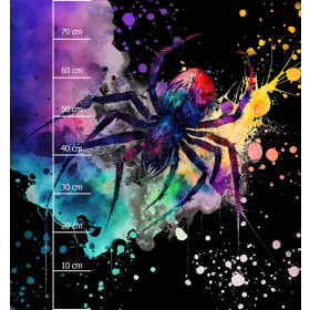 WATERCOLOR SPIDER - panel (75cm x 80cm) Thermo lycra