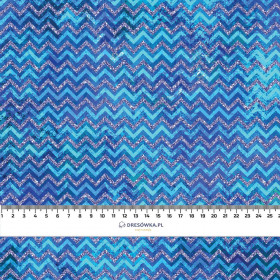 WINTER ZIGZAG (WINTER IS COMING) - Cotton woven fabric