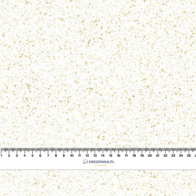 GOLDEN WINTER SKY (WHITE CHRISTMAS) - looped knit fabric