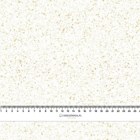 GOLDEN WINTER SKY (WHITE CHRISTMAS) - single jersey with elastane 