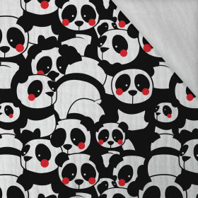 PANDAS / red  - Cotton muslin