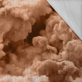 CLOUDS / peach fuzz - Cotton muslin