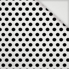 BIG DOTS / white - Woven Fabric for tablecloths