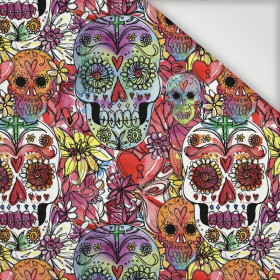 SKULLS pat. 4 / colorful (DIA DE LOS MUERTOS) - Nylon fabric PUMI