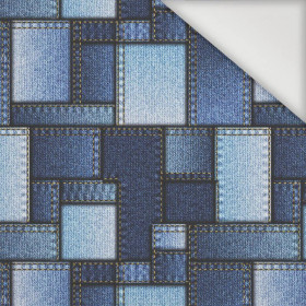 JEANS PATCHES / dark blue - Nylon fabric PUMI
