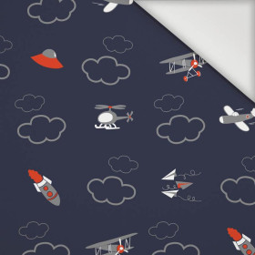 PLANES (PLANES) / navy  - Nylon fabric PUMI