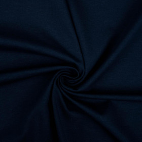 NAVY - T-shirt knit fabric 100% cotton T180