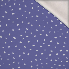 WHITE TRACES (Very Peri) - brushed knitwear with elastane ITY