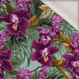 EXOTIC ORCHIDS PAT. 3 - brushed knitwear with elastane ITY