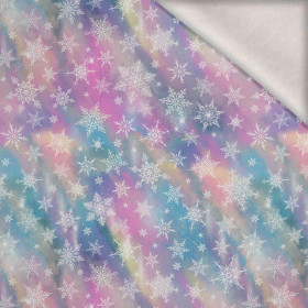 SNOWFLAKES PAT. 2 / RAINBOW OCEAN pat. 3 - brushed knitwear with elastane ITY