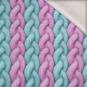 IMITATION PASTEL SWEATER PAT. 4 - brushed knitwear with elastane ITY