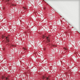 BATIK  pat. 1 / viva magenta - looped knit fabric with elastane ITY