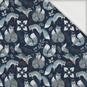 FOLK FOXES (FOLK FOREST) - looped knit fabric with elastane ITY