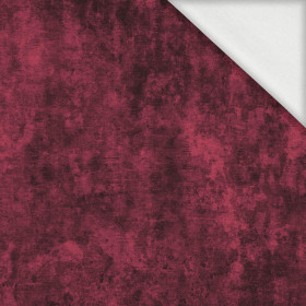 GRUNGE / viva magenta - looped knit fabric with elastane ITY