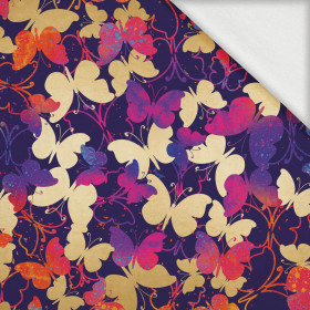 BUTTERFLIES / colorful - looped knit fabric with elastane ITY