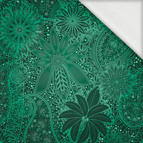GREEN LACE - looped knit fabric with elastane ITY