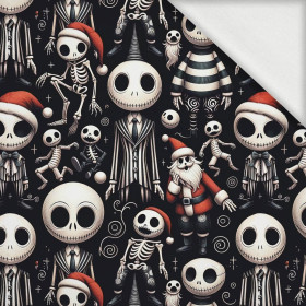 SKELETONS AND SANTAS - looped knit fabric with elastane ITY