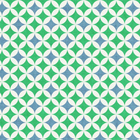 ROSETTES / blue - green 