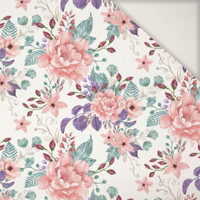 WILD ROSE FLOWERS PAT. 1 (BLOOMING MEADOW) - Cotton sateen 190g