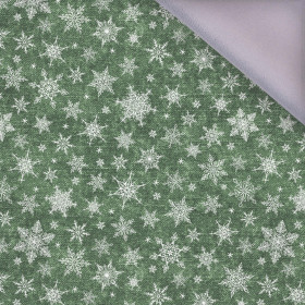 SNOWFLAKES PAT. 2 / ACID WASH BOTTLE GREEN - softshell