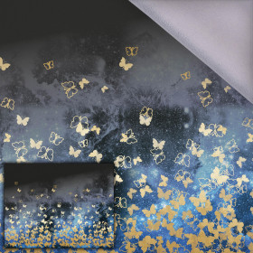 BUTTERFLIES / gold - panel Single jersey with elastane 