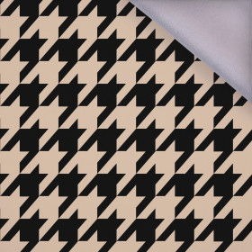 BLACK HOUNDSTOOTH / BEIGE - softshell