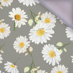 DAISIES PAT. 1 / grey - softshell