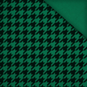 BLACK HOUNDSTOOTH / B-27 - green - looped knitwear 